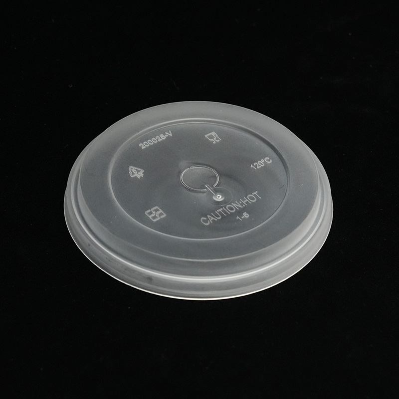 Pet Plastic Flat Cup Låg