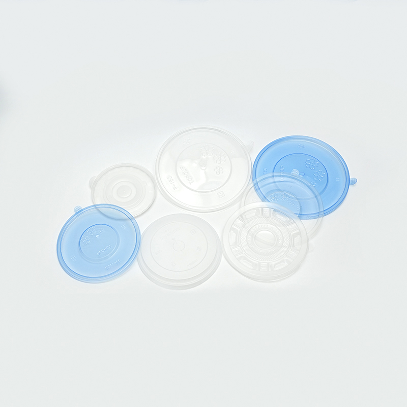 Gennemsigtig rund PP -plastisk fortykket låg